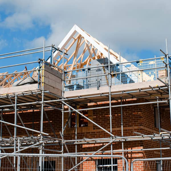 New house being built in Chester